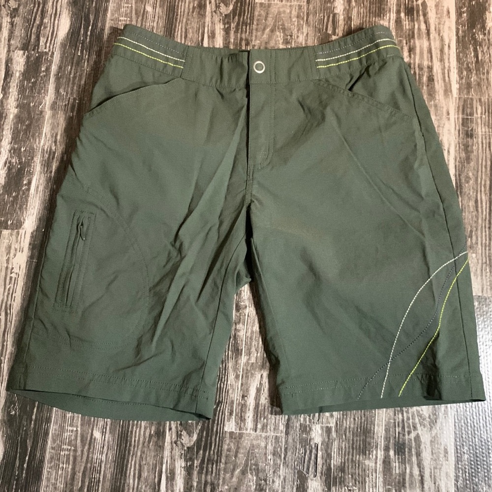 sahalie Olive Green Active Women's Shorts